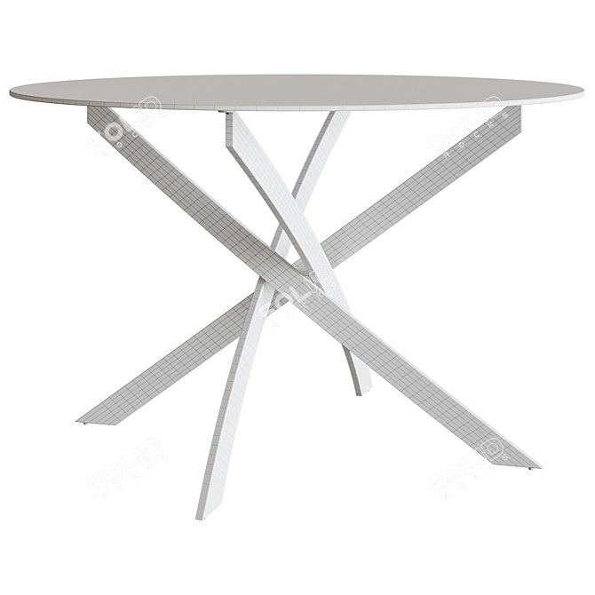 Modern Dining Table Fancy 3D model image 2