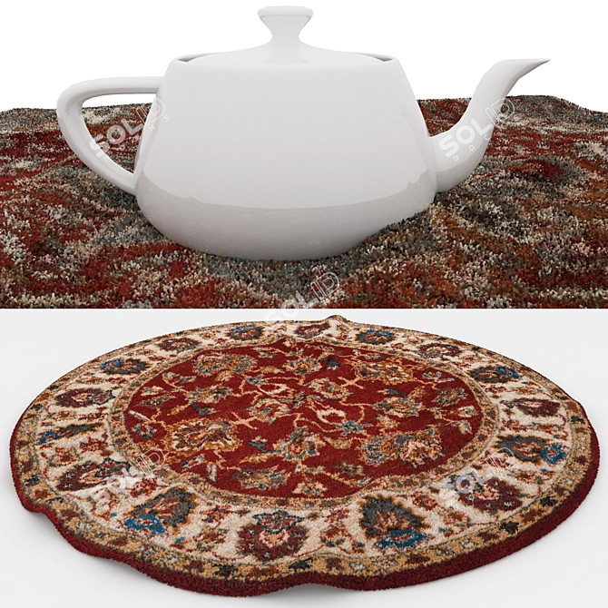 Variety Rug Collection Set 3D model image 4