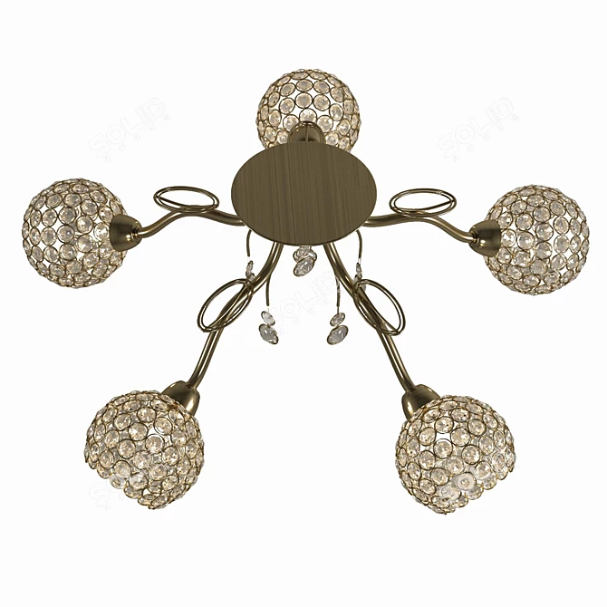 Illuminare Flush Ceiling Light 3D model image 3