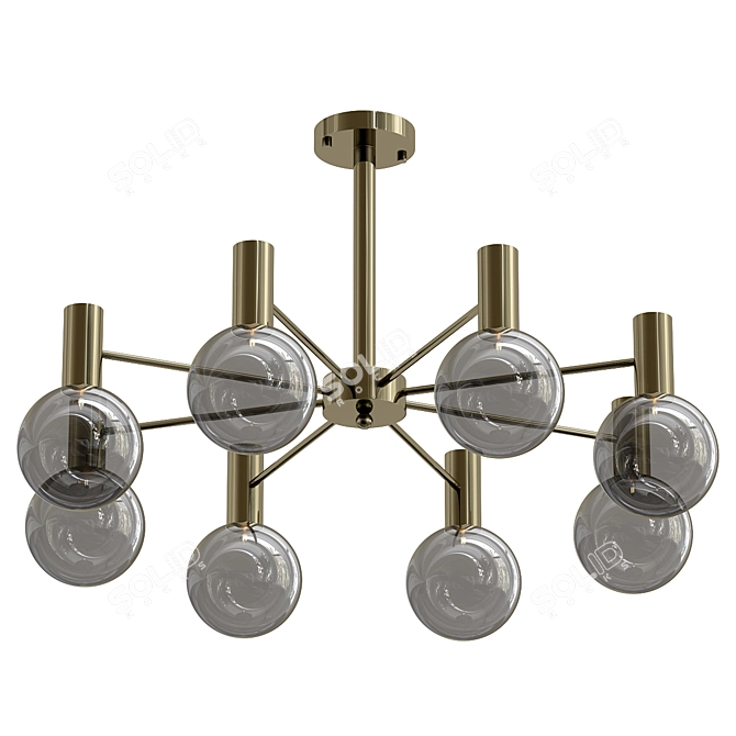 Elegance 3D Tiara Model Display 3D model image 1