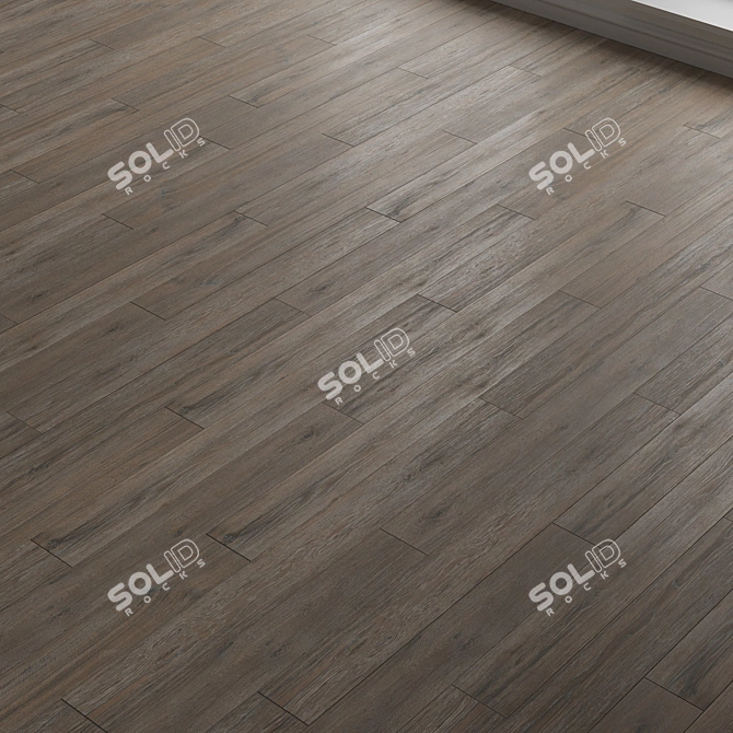 Parquet Flooring Material Bundle 3D model image 1