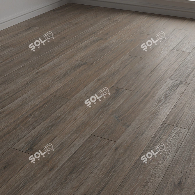 Parquet Flooring Material Bundle 3D model image 2