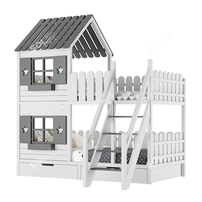 Adaptable Kids Furniture Set 3D model image 5