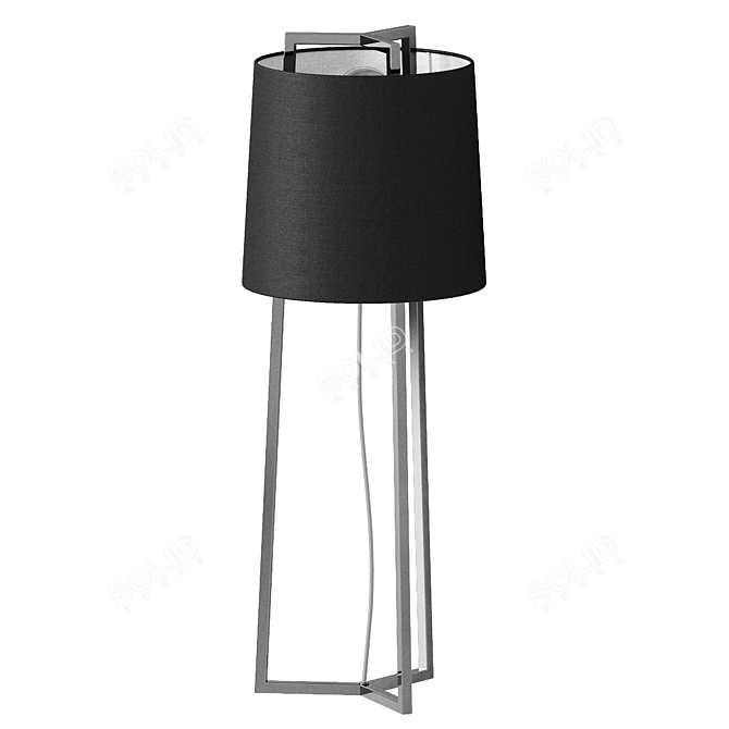 Modern Industrial Urban Table Lamp 3D model image 3