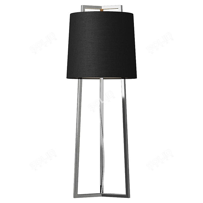 Modern Industrial Urban Table Lamp 3D model image 4