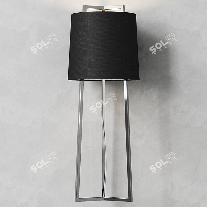 Modern Industrial Urban Table Lamp 3D model image 5