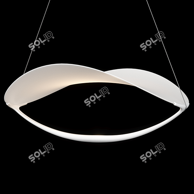 Modern Pendant Light Fixture, Plena 3D model image 4