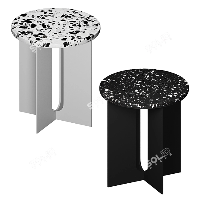 SKANDI Terrazzo Coffee Tables 3D model image 1