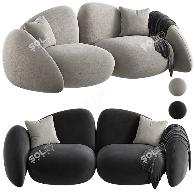 Modern Lithos Design Sofa 2015 3D model image 1