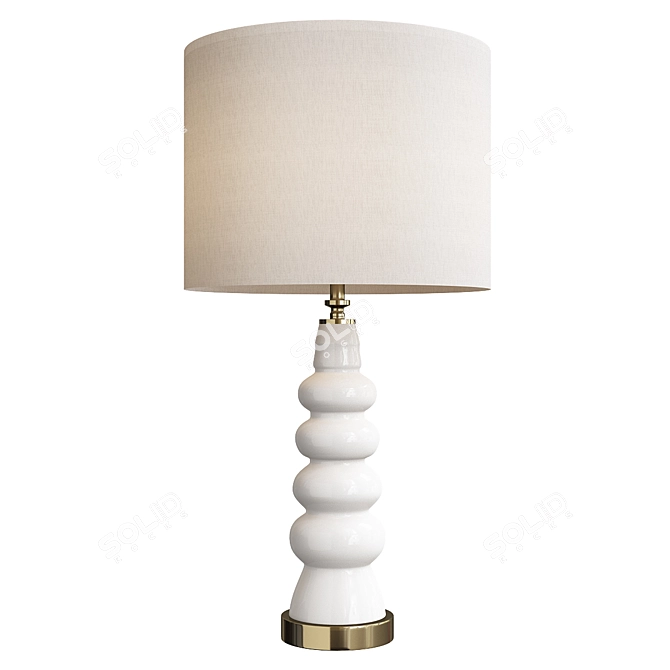 Heathfield Co Blanca Lamp 3D model image 1