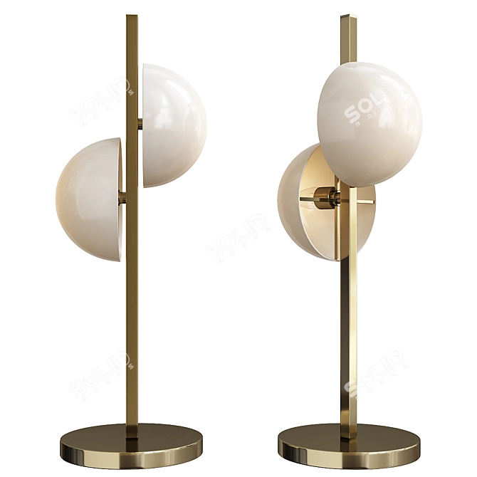 Elegant Heathfield Co Table Lamp 3D model image 1