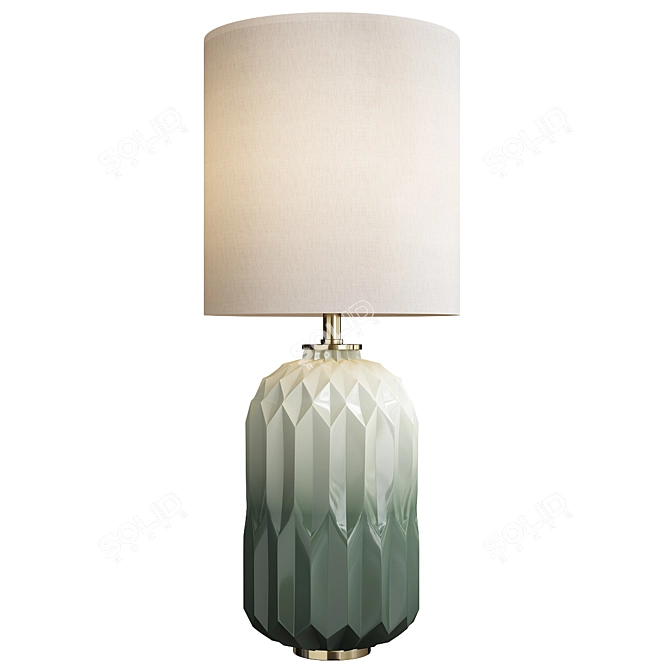 Elegant Ivy Table Lamp 3D model image 1