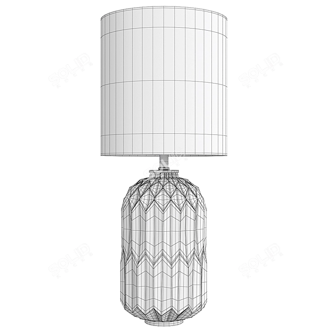 Elegant Ivy Table Lamp 3D model image 2