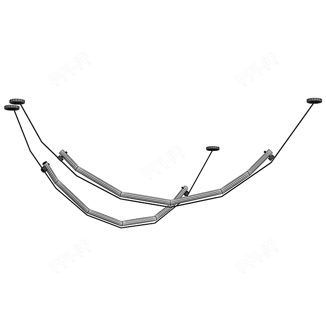 Modern Design Lamp Model RILDA 3D model image 2