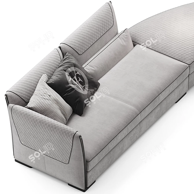 Modern Italian Modular Sofa Clivio 3D model image 6