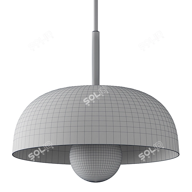 Color Pop Dome Pendant - Home Lighting 3D model image 3