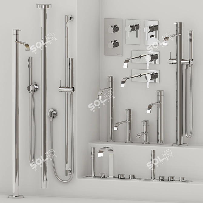 Antonio Lupi Bikappa Mixers Collection 3D model image 1