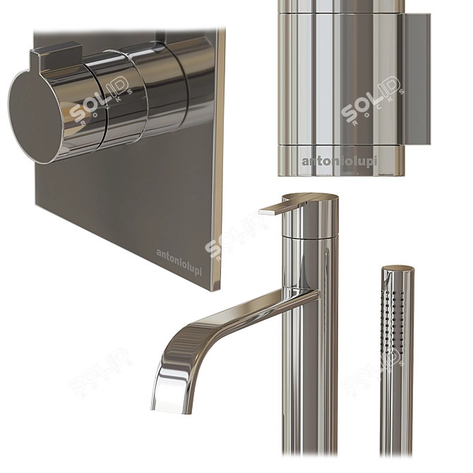 Antonio Lupi Bikappa Mixers Collection 3D model image 3