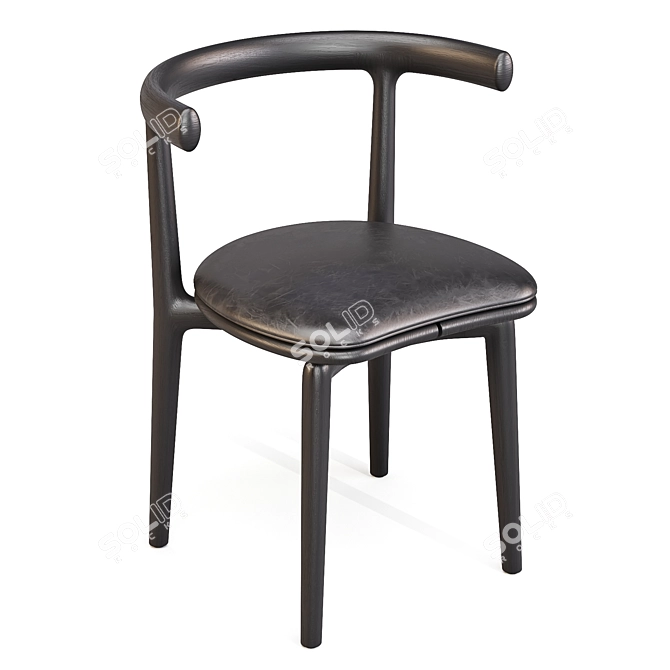 Baxter Himba Outdoor Dining Chair 3D model image 3