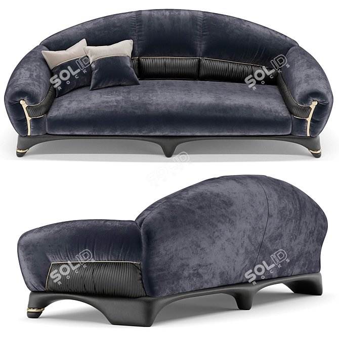 Luxury Sofa by MUYA Mobilya 3D model image 2