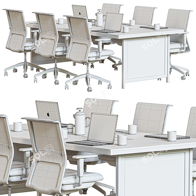 2015 3D Table Models Bundle 3D model image 7