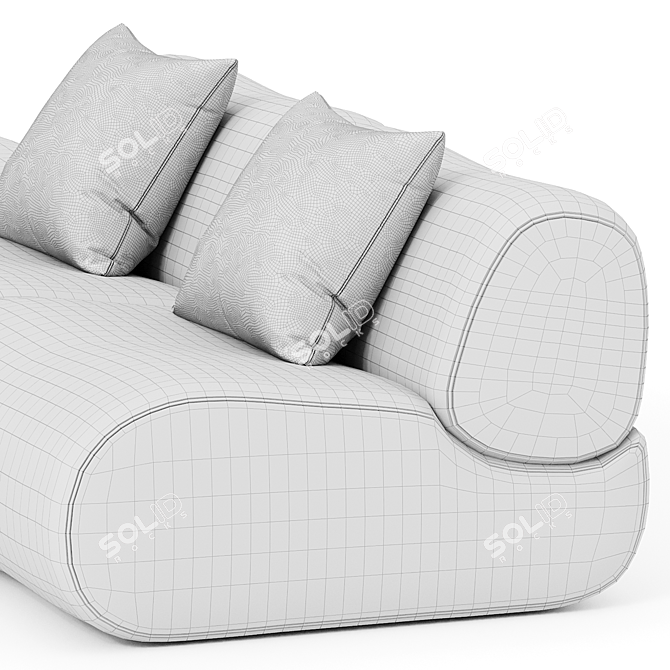 Lemmy Modular Sectional Sofa Set 3D model image 3