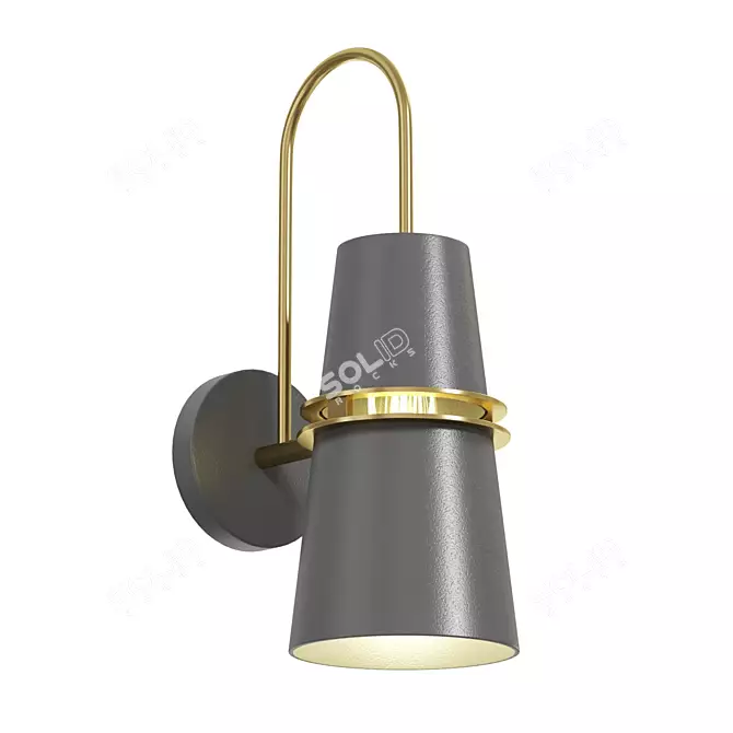 Thor Nordic Wall Lamp 3D model image 1