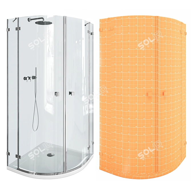 Radaway Shower Enclosures Collection 3D model image 3