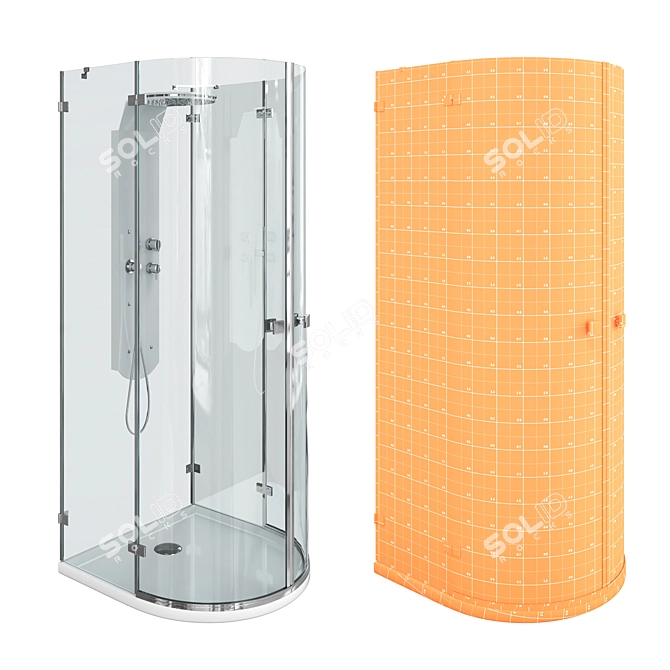 Radaway Shower Enclosures Collection 3D model image 4