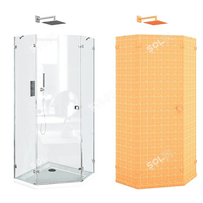 Radaway Shower Enclosures Collection 3D model image 5