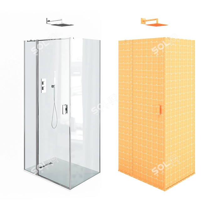 Radaway Shower Enclosures Collection 3D model image 6