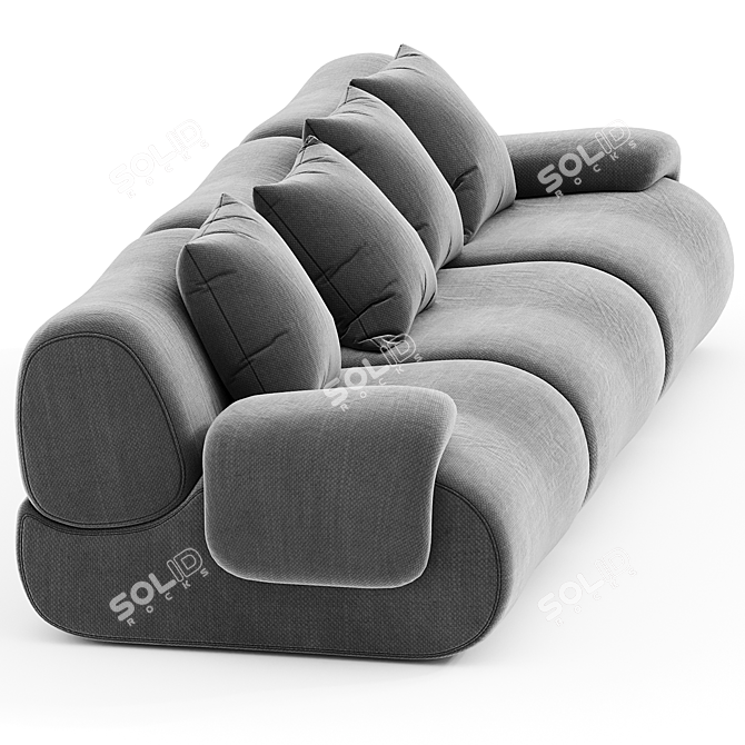 Modern Modular Sofa Furniture Piece 3D model image 1