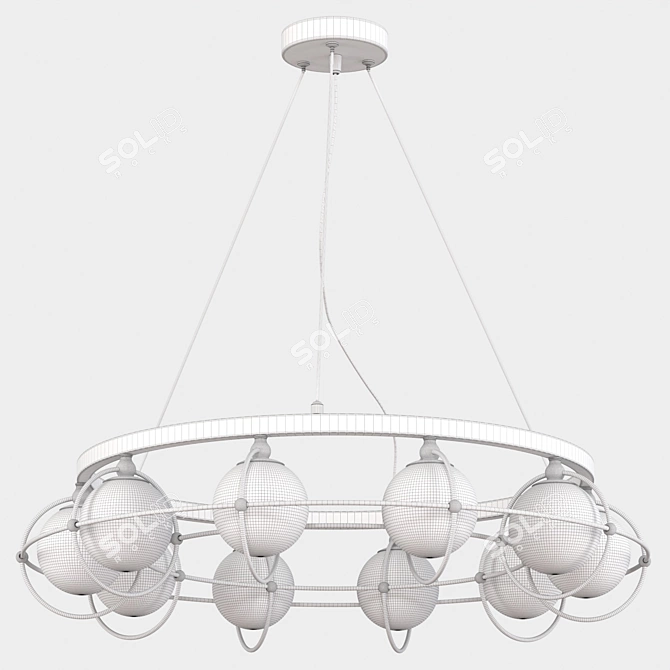 Maytoni Carcass Pendant Lamp: Elegant Lighting Option 3D model image 1