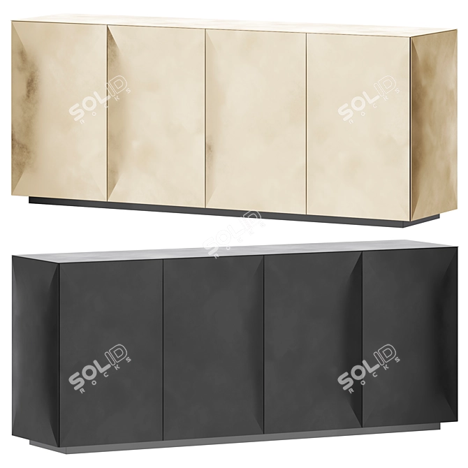 De Castelli Sculpt Living Room Cabinet 3D model image 1