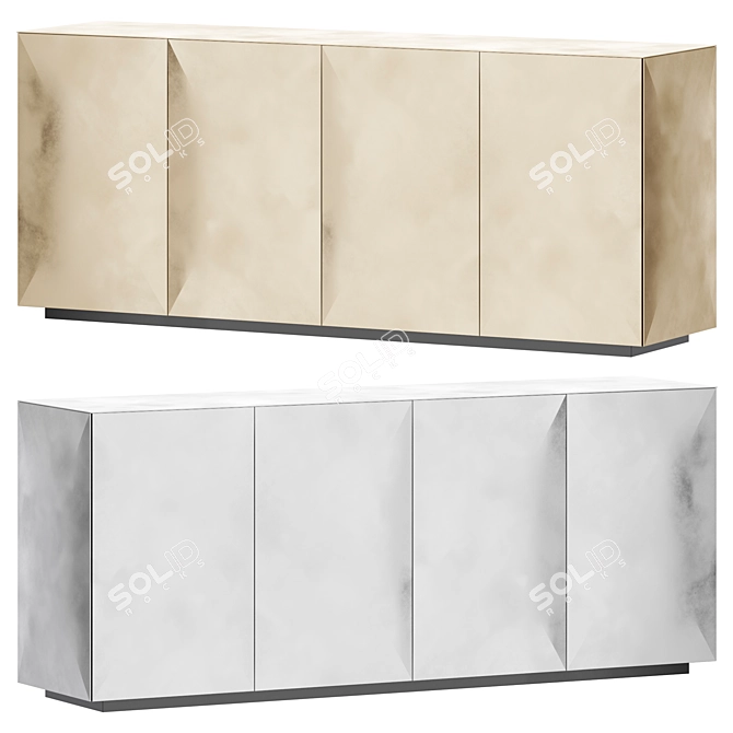 De Castelli Sculpt Living Room Cabinet 3D model image 4