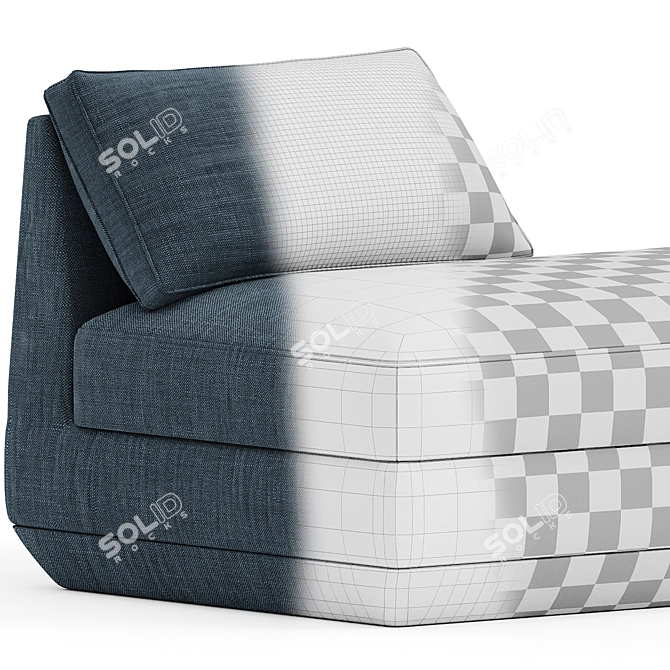 Modern Podium Lounge Right Essentials 3D model image 2