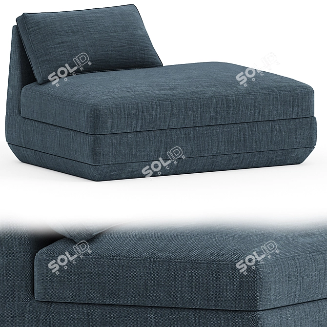 Modern Podium Lounge Right Essentials 3D model image 3