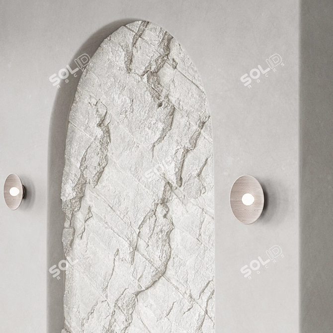 Stone & Metal Arch Set 3D model image 7