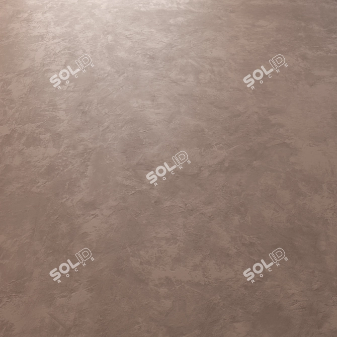 Seamless Textured Decorative Plaster 3D model image 6