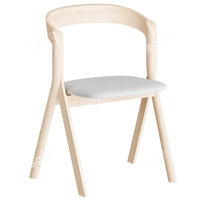Stylish Miniforms Diverge Chair 3D model image 2