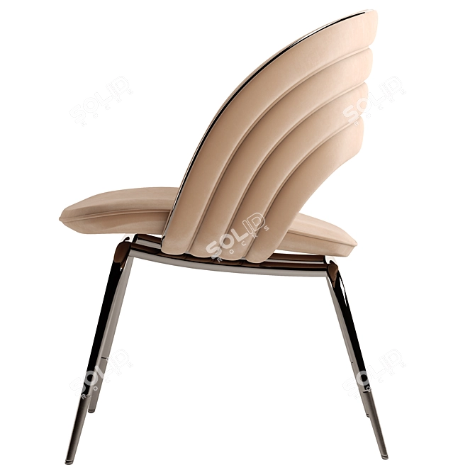 Luxury Accent Chair: Kylo Framed 3D model image 3