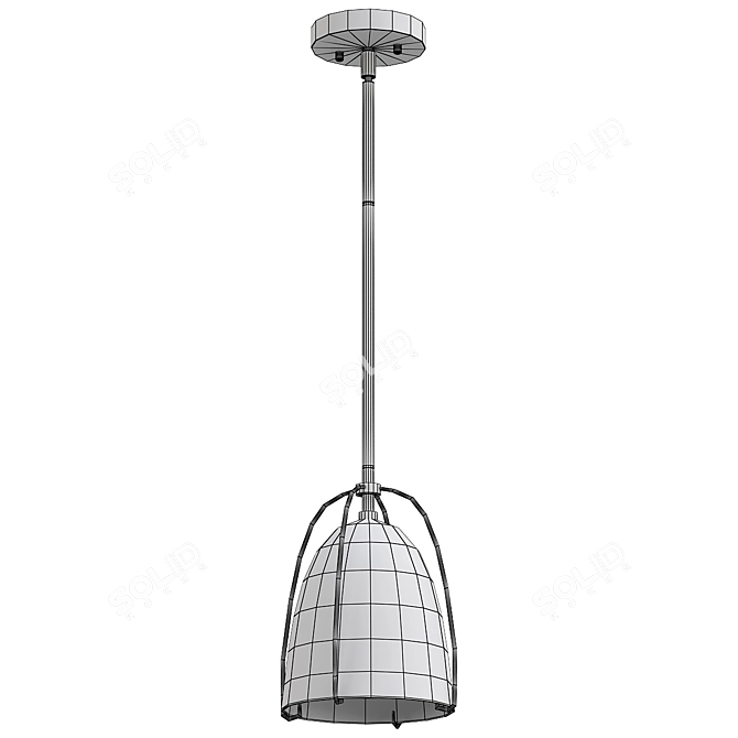 Sleek Vilia Mini Pendant Light 3D model image 1