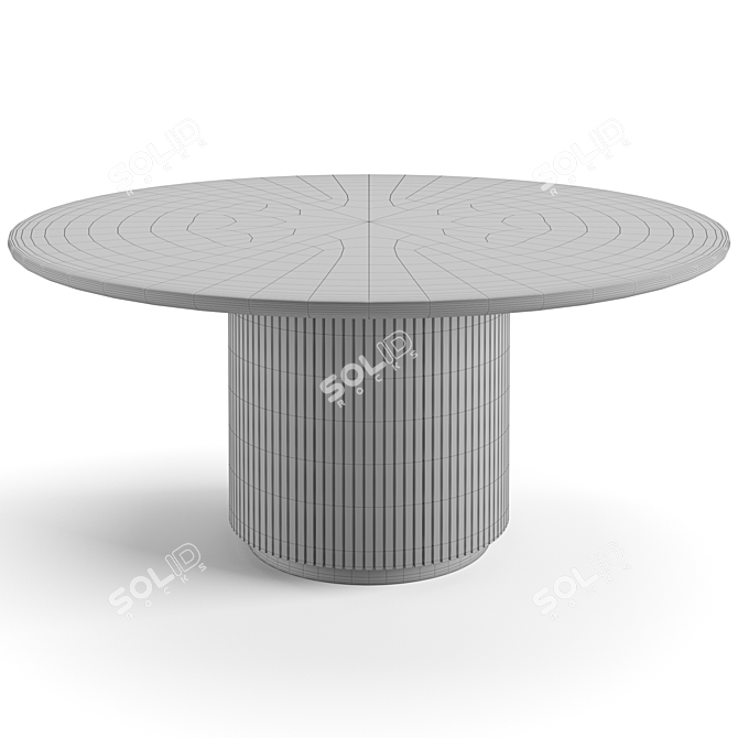 Modern Gubi Beetle Dining Set 3D model image 5