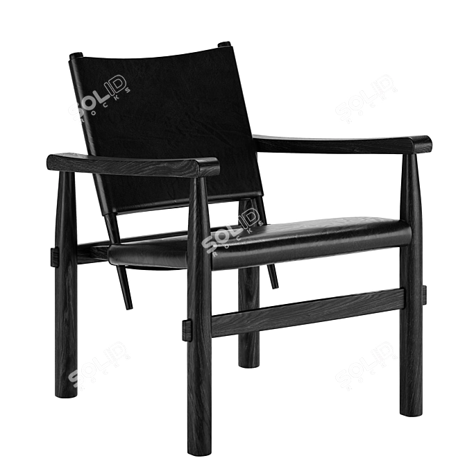 Cassina Doron Hotel Chair: Stylish & Modern 3D model image 2
