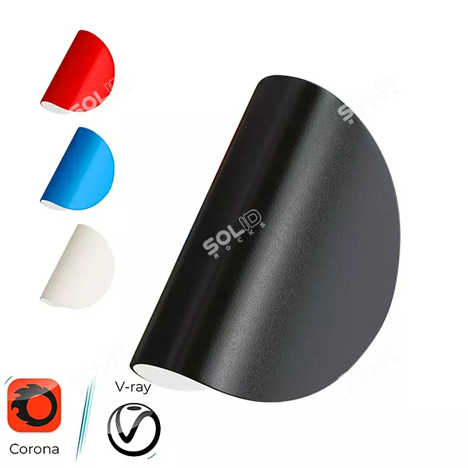 Sleek 2013 Design Lamp 3D model image 1