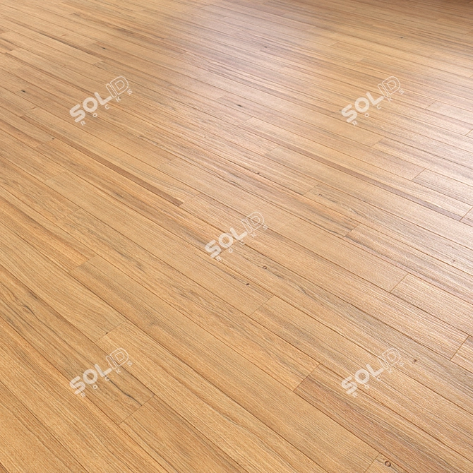 Wood Floor 3D Model Kit 3D model image 2