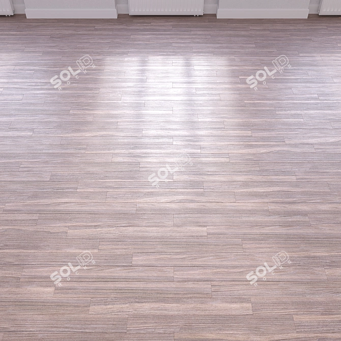 Wood Floor 3D Model Kit 3D model image 3