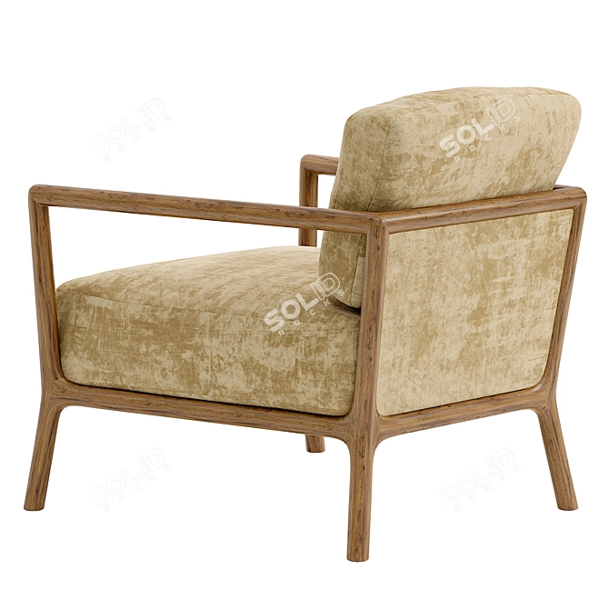 Chic Nube Carlton Armchair 3D model image 5