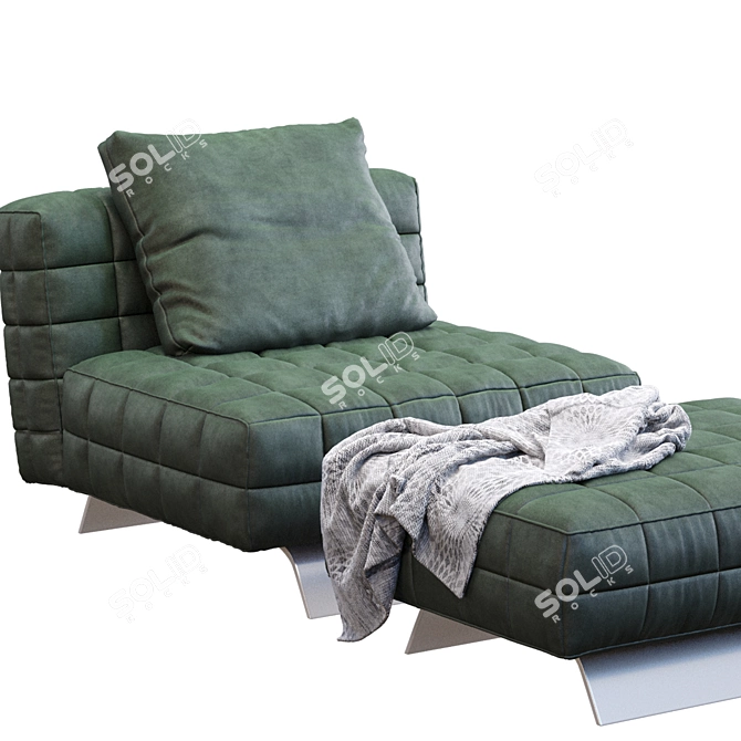 Modern Twiggy By Minotti Design 3D model image 1