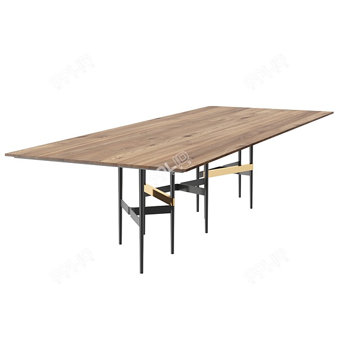 Zig Zag Table 3D Model 3D model image 3